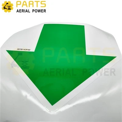 Decal,Flèch Vèt 3078143930 Pou HAULOTTE