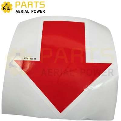 Decal,Flèch Wouj 3078143940 Pou HAULOTTE